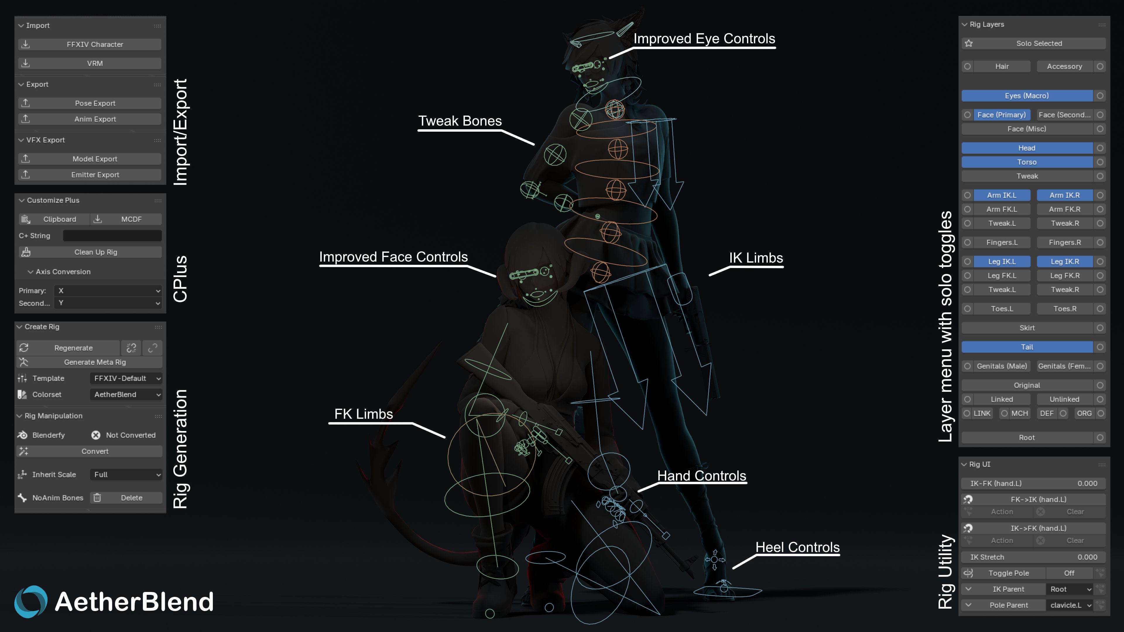 AetherBlend showcase